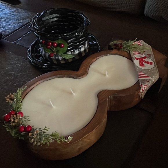 Branch and Grove Snowman candles - Picture 2 of 2